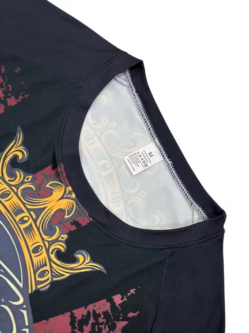 Męski zestaw treningowy BJJ / MMA „Bóg Wojny” – rashguard krótki rękaw + spodenki + legginsy