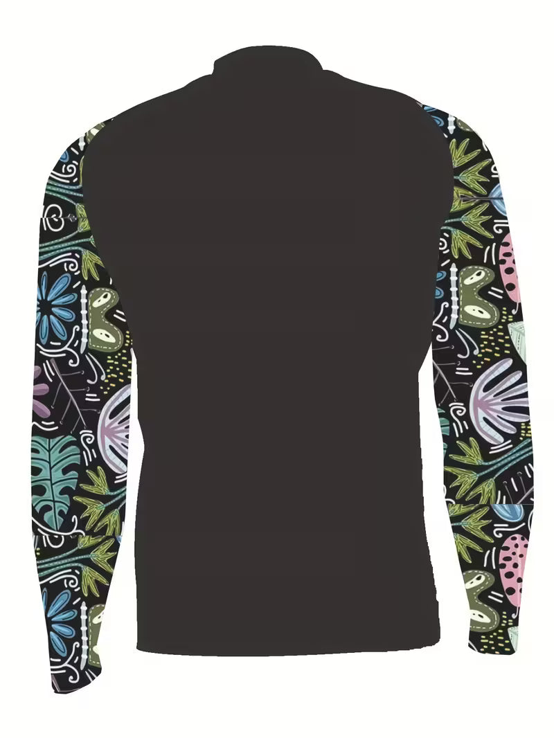 Męski rashguard BJJ i MMA – długi rękaw, szybkoschnący, elastyczny