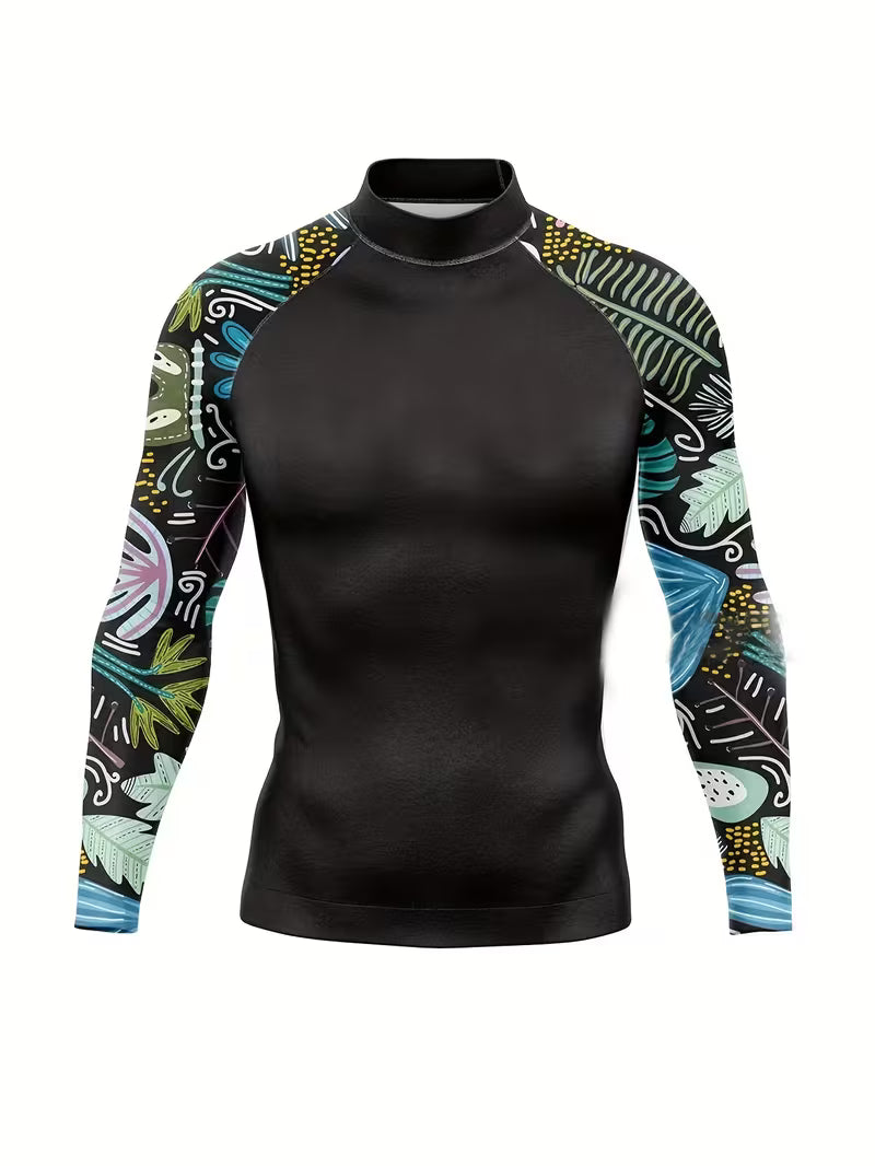 Męski rashguard BJJ i MMA – długi rękaw, szybkoschnący, elastyczny